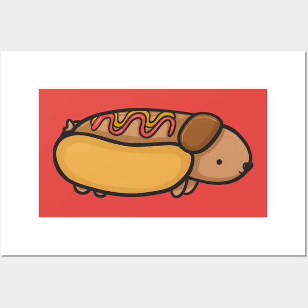 HotDog Wall Art by theeternal